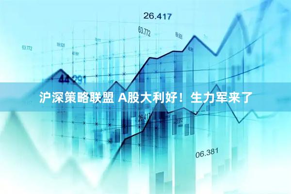 沪深策略联盟 A股大利好！生力军来了