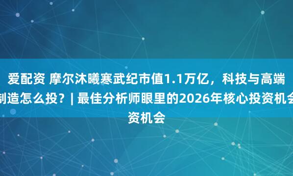 爱配资 摩尔沐曦寒武纪市值1.1万亿，科技与高端制造怎么投？| 最佳分析师眼里的2026年核心投资机会